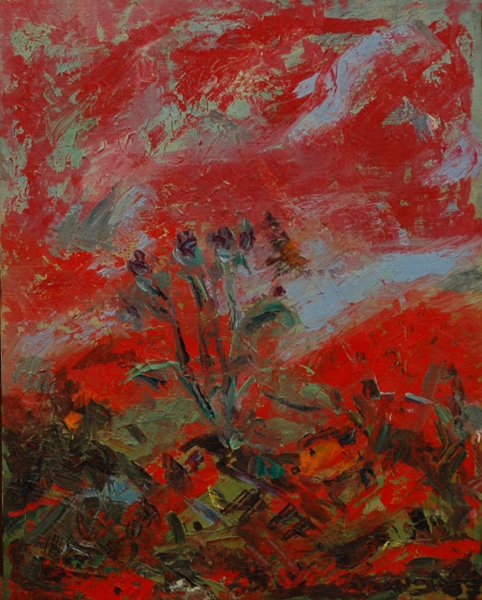 Bodlák, 2007, olej na plátně, 50x40cm