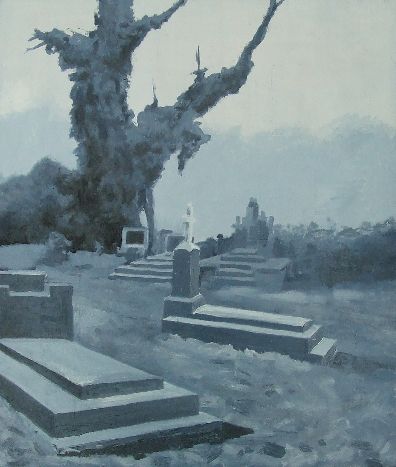 Strom oběšencův, 2011, olej na plátně, 70x60cm