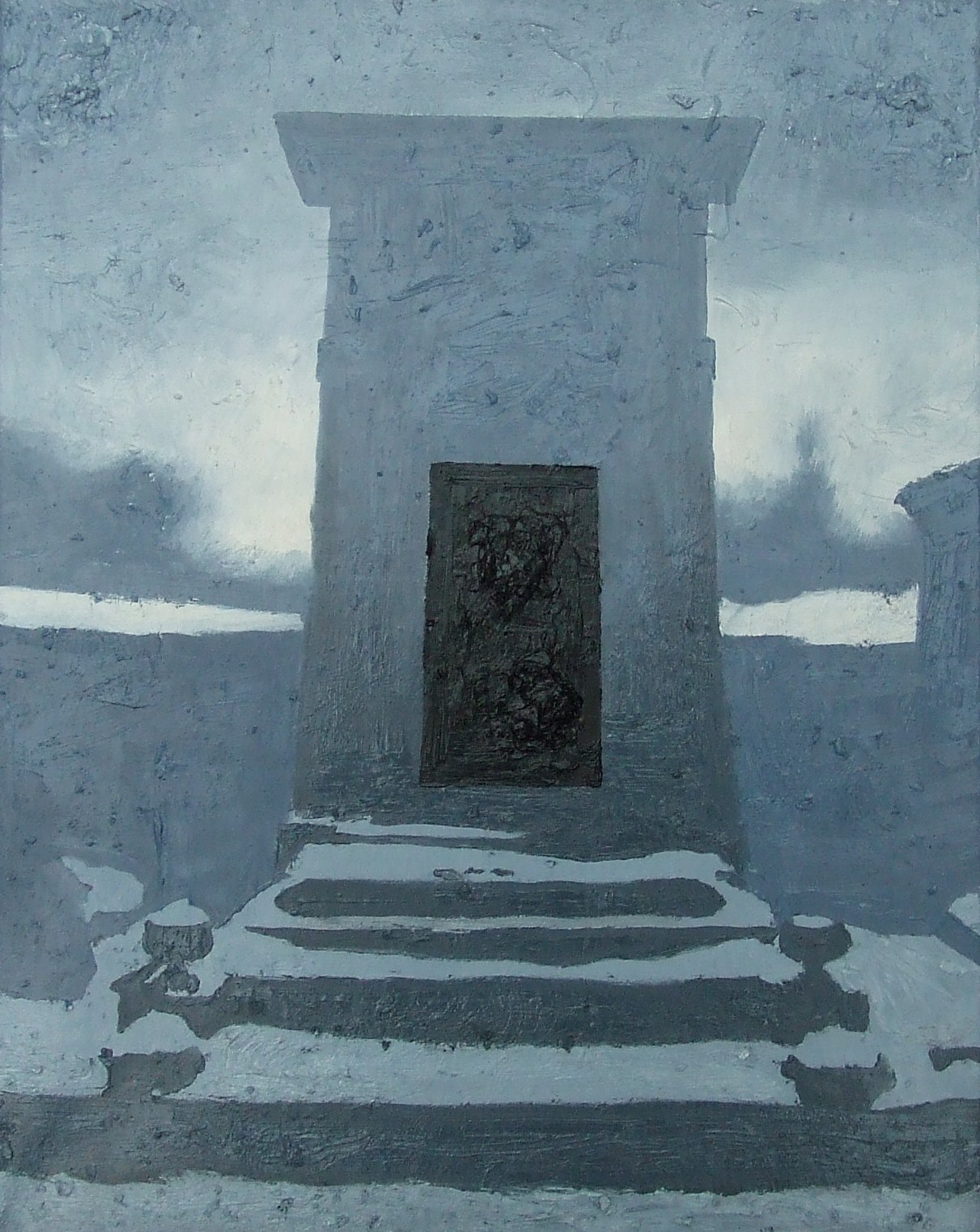 Tajemství hrobu, 2011, olej na plátně, 50×40,5cm