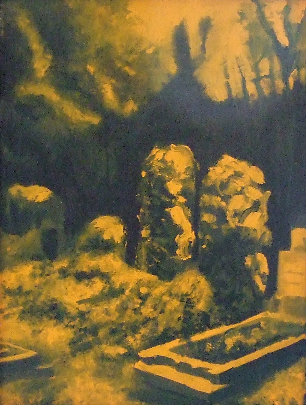 Oranžové a neudržované, 2011, olej na plátně, 32,5×25,5cm