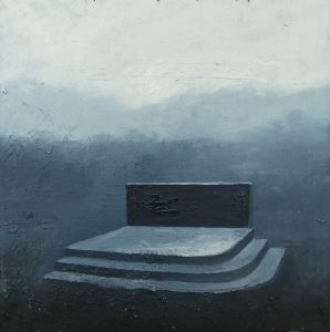 Osamělý hrob, 2011, olej na plátně, 30x30cm ND