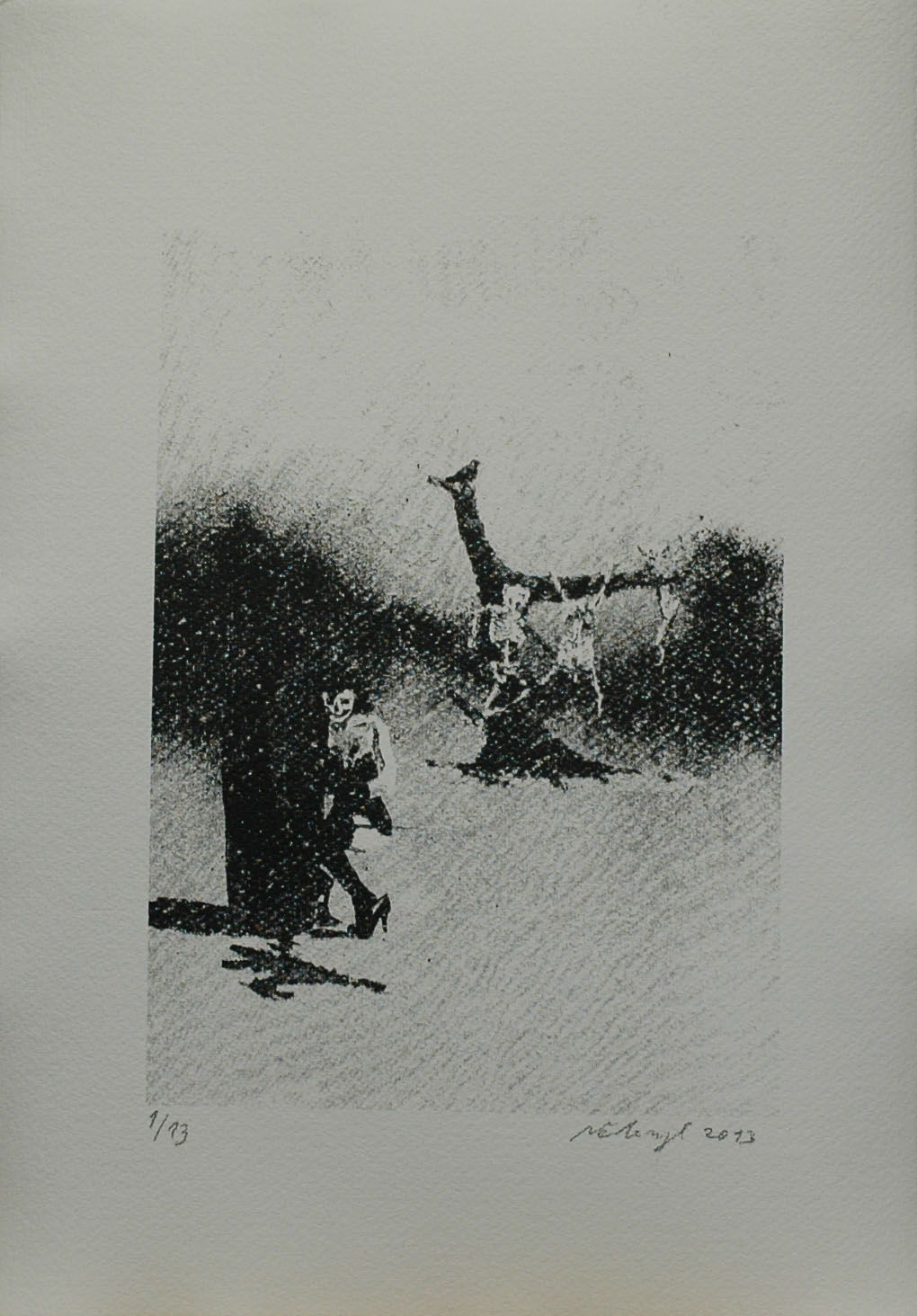 Kostlivčí krámek, 2013, 42×29,5cm, Sítotisk Náklad 13